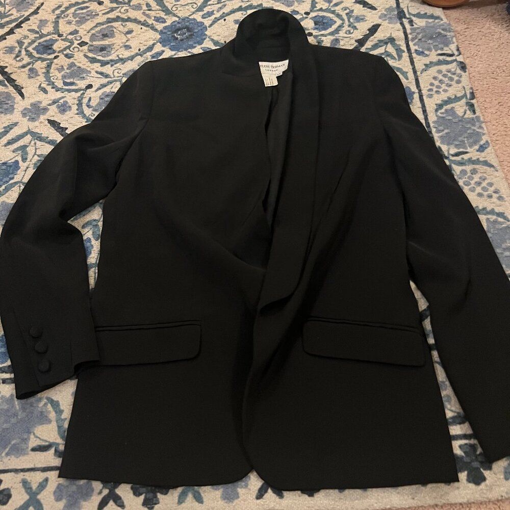 Helene Berman black blazer xs